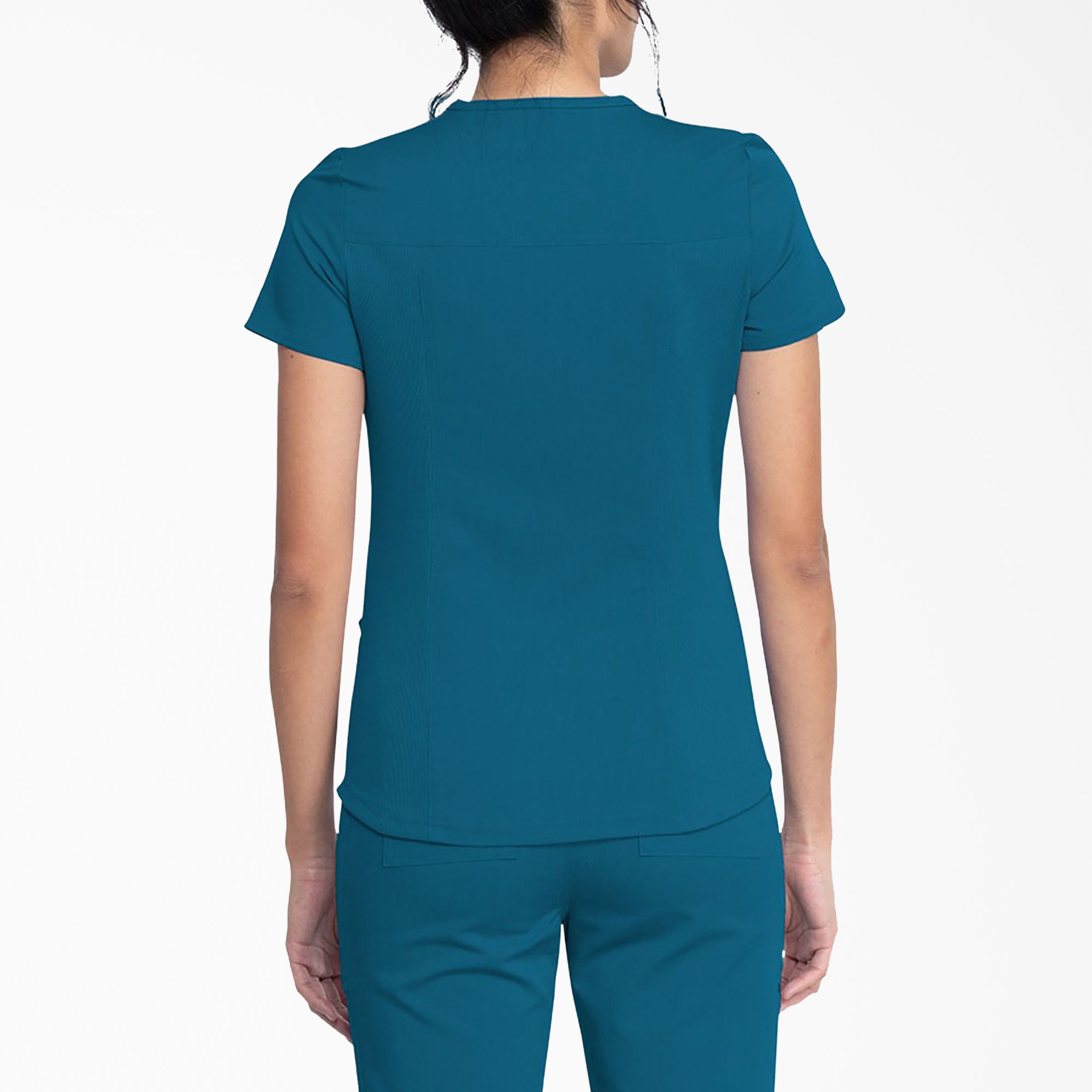 Women's Balance V-Neck Scrub Top - 图片 2