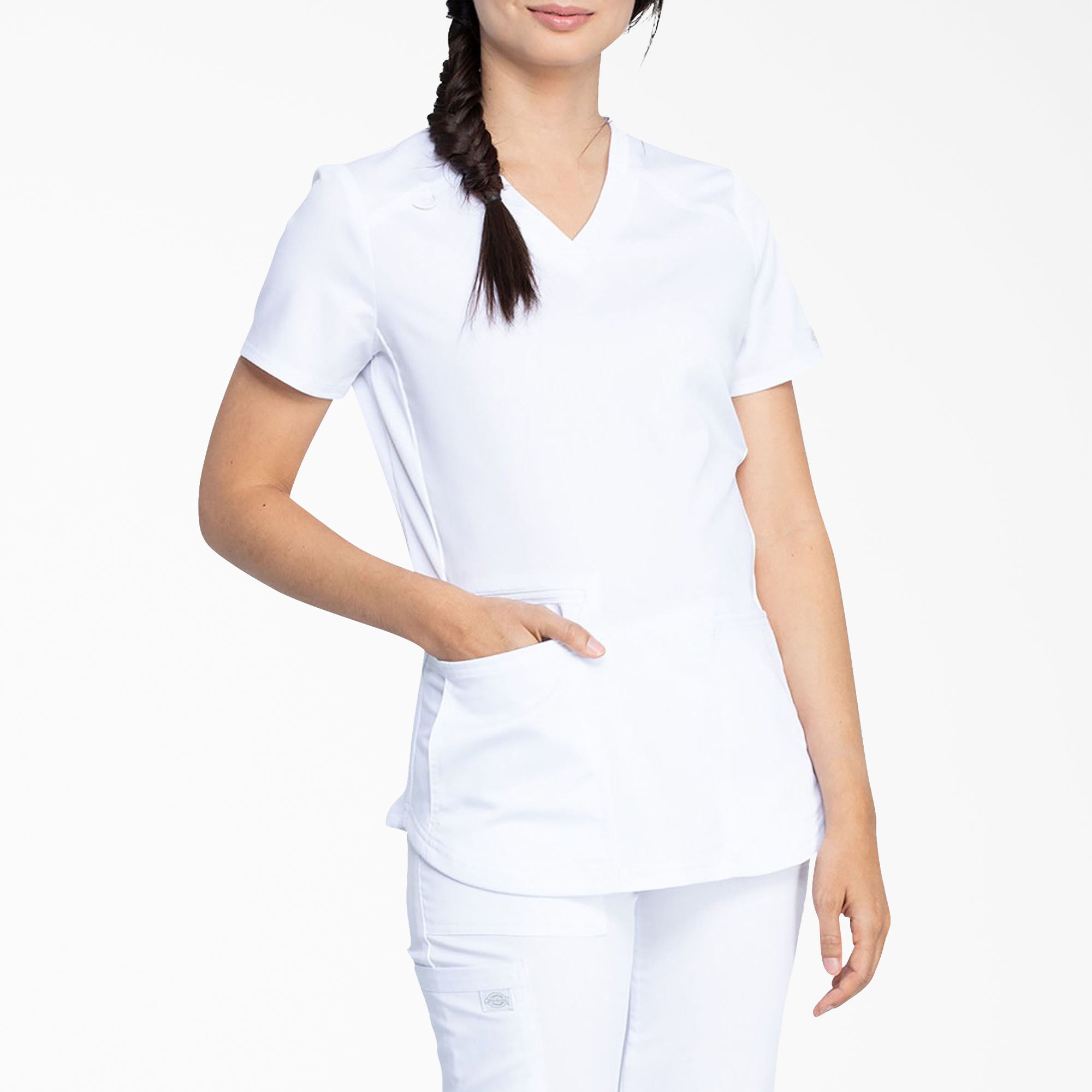 Women's Balance V-Neck Scrub Top - 图片 4