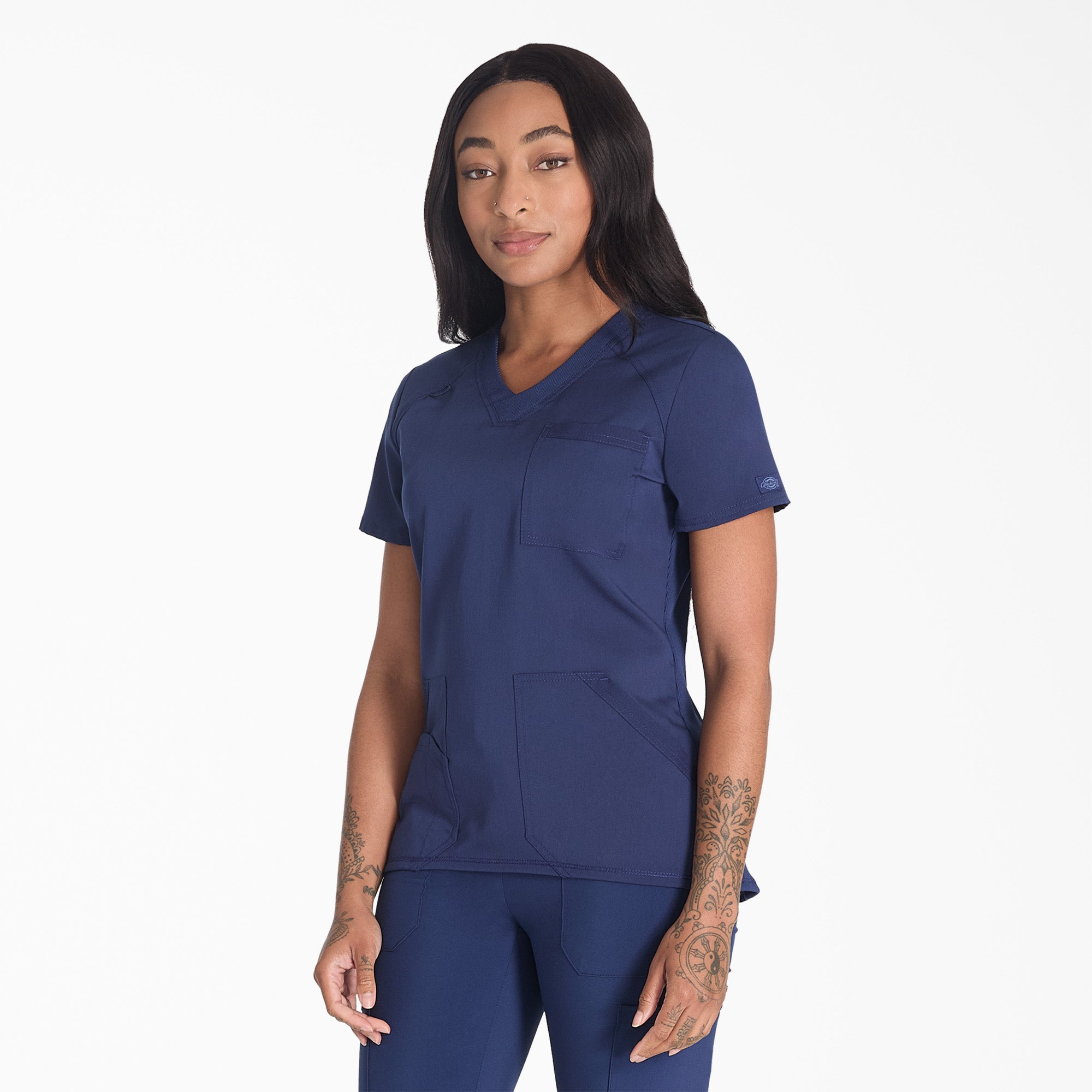 Women's Balance V-Neck Scrub Top - 图片 3