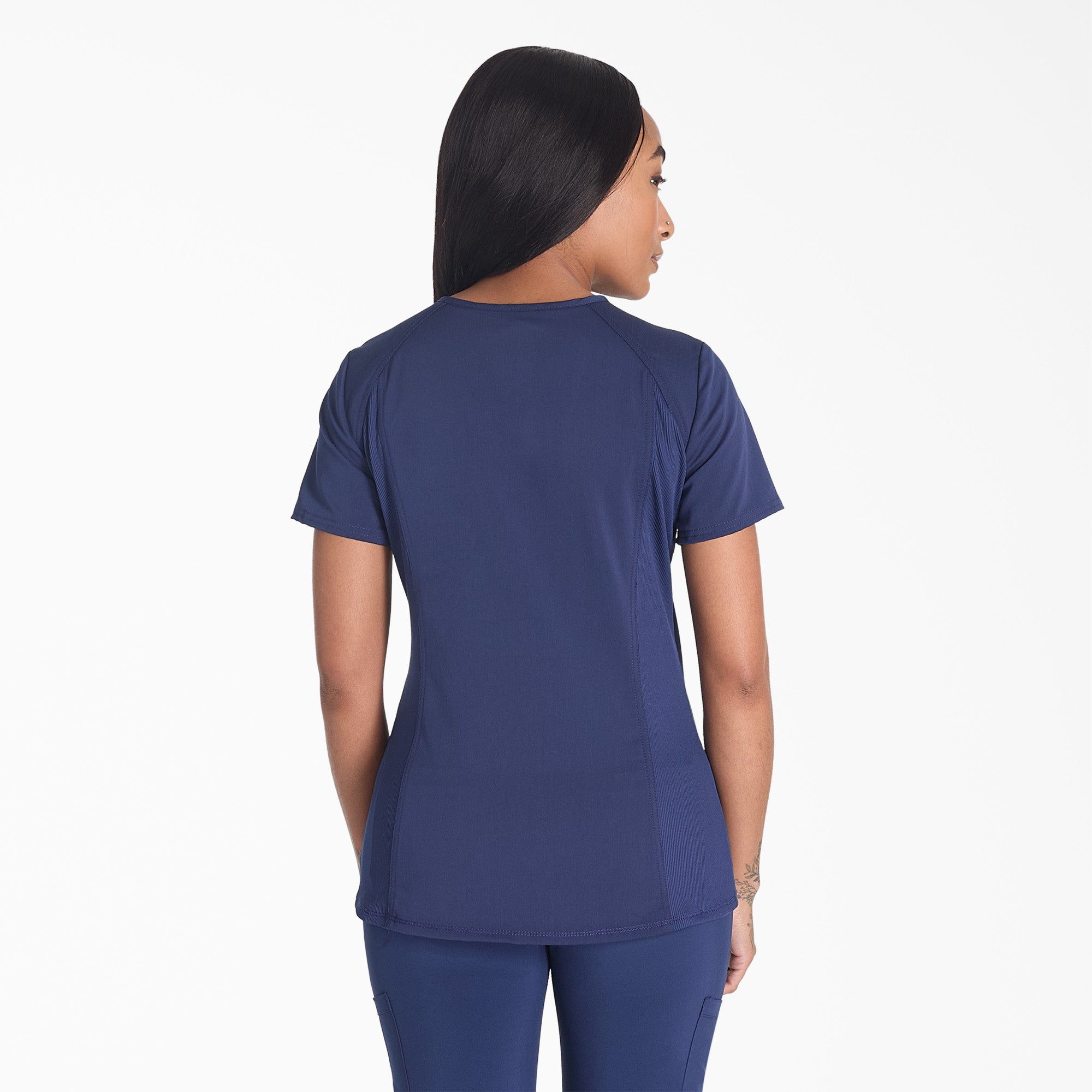 Women's Balance V-Neck Scrub Top - 图片 2