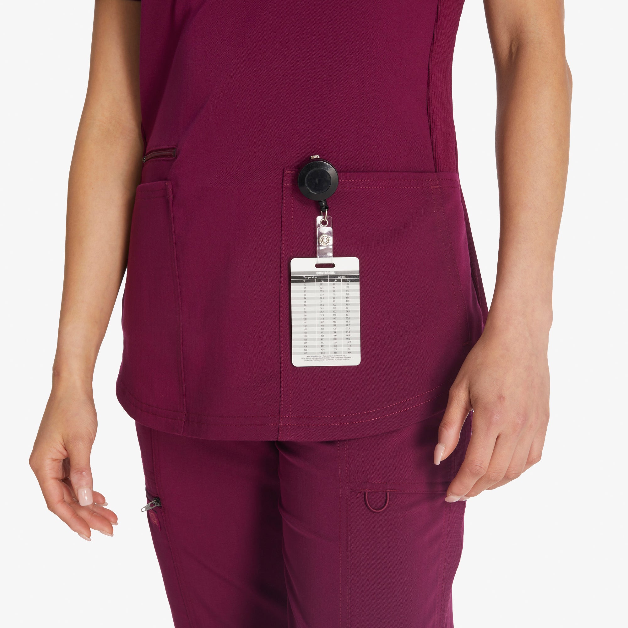 Women's Balance V-Neck Scrub Top - 图片 4