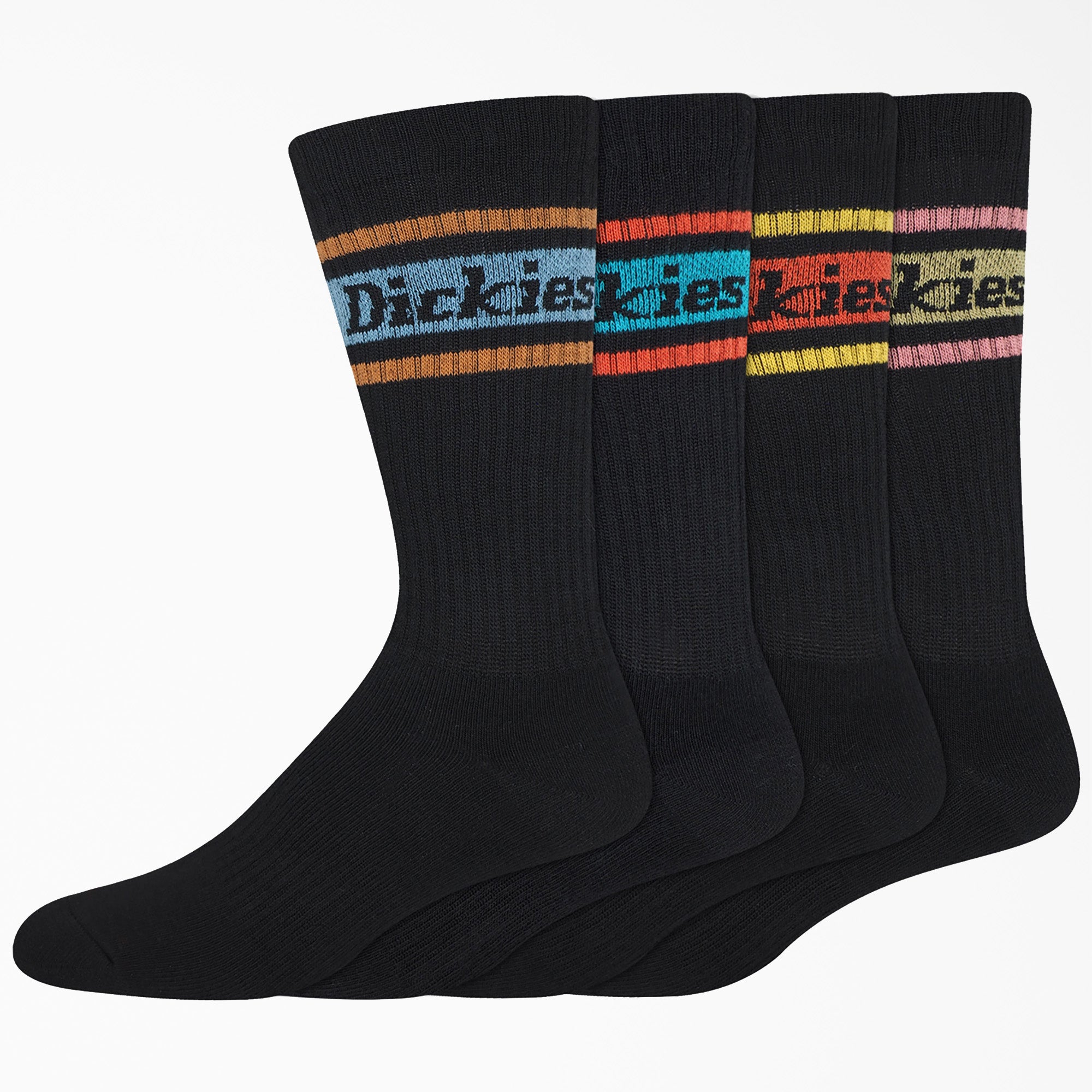 Rugby Stripe Socks. Size 6-12. 4-Pack