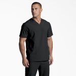 Unisex EDS Essentials V-Neck Scrub Top