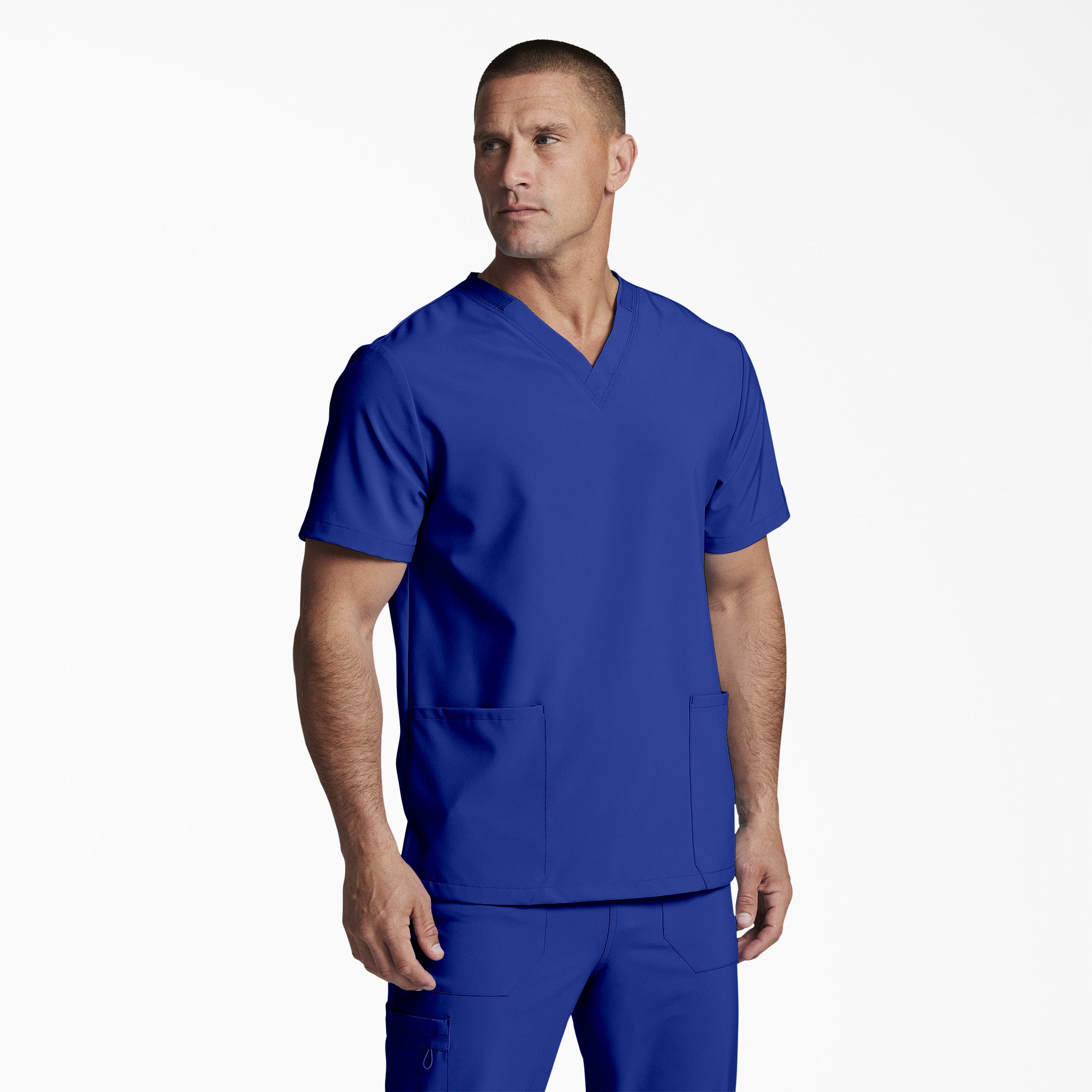 Unisex EDS Essentials V-Neck Scrub Top