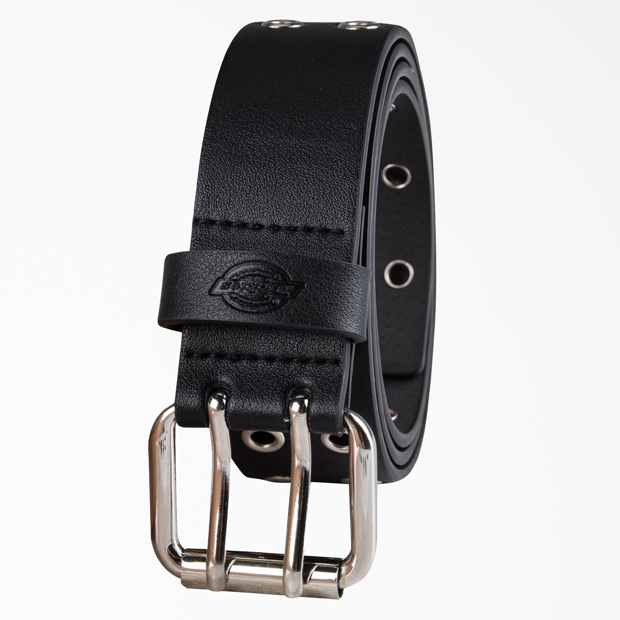 Women's Leather Double Grommet Belt - 图片 3