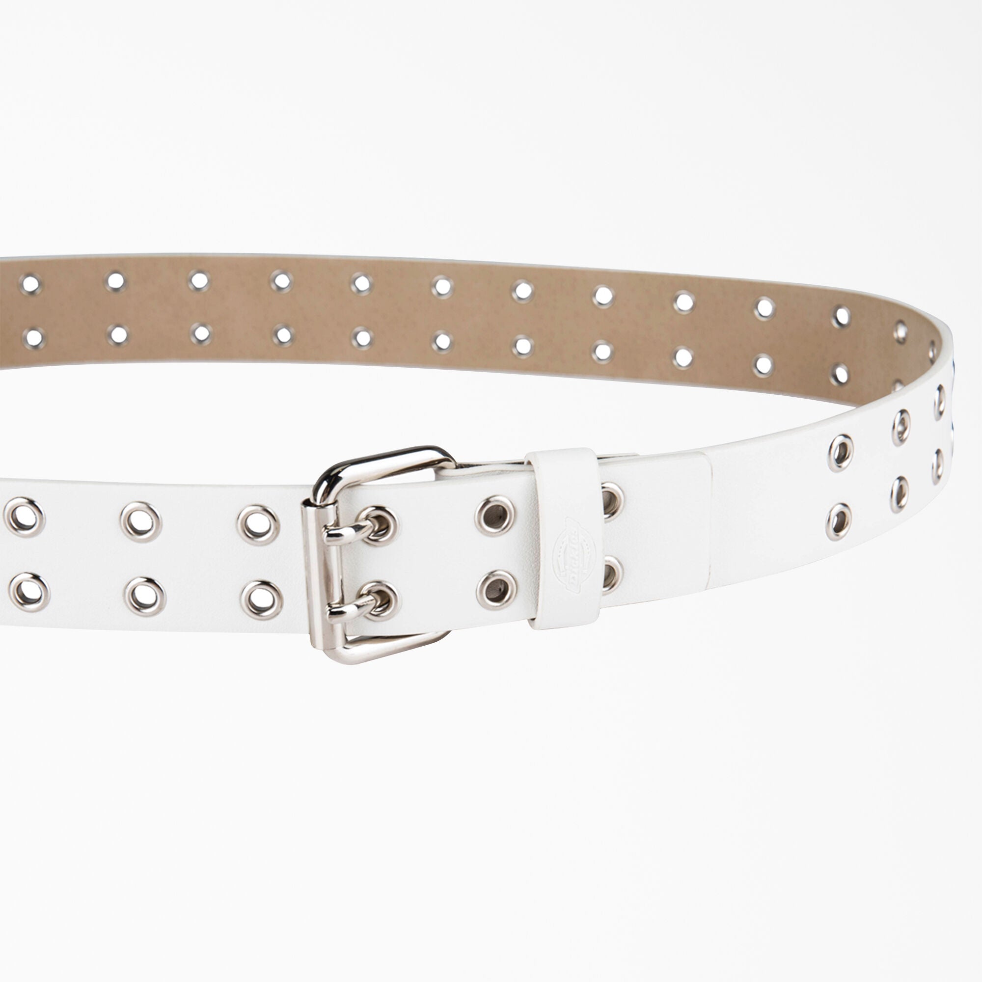 Women's Leather Double Grommet Belt - 图片 4