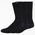 Dickies Label Crew Socks. Size 6-12. 3-Pack