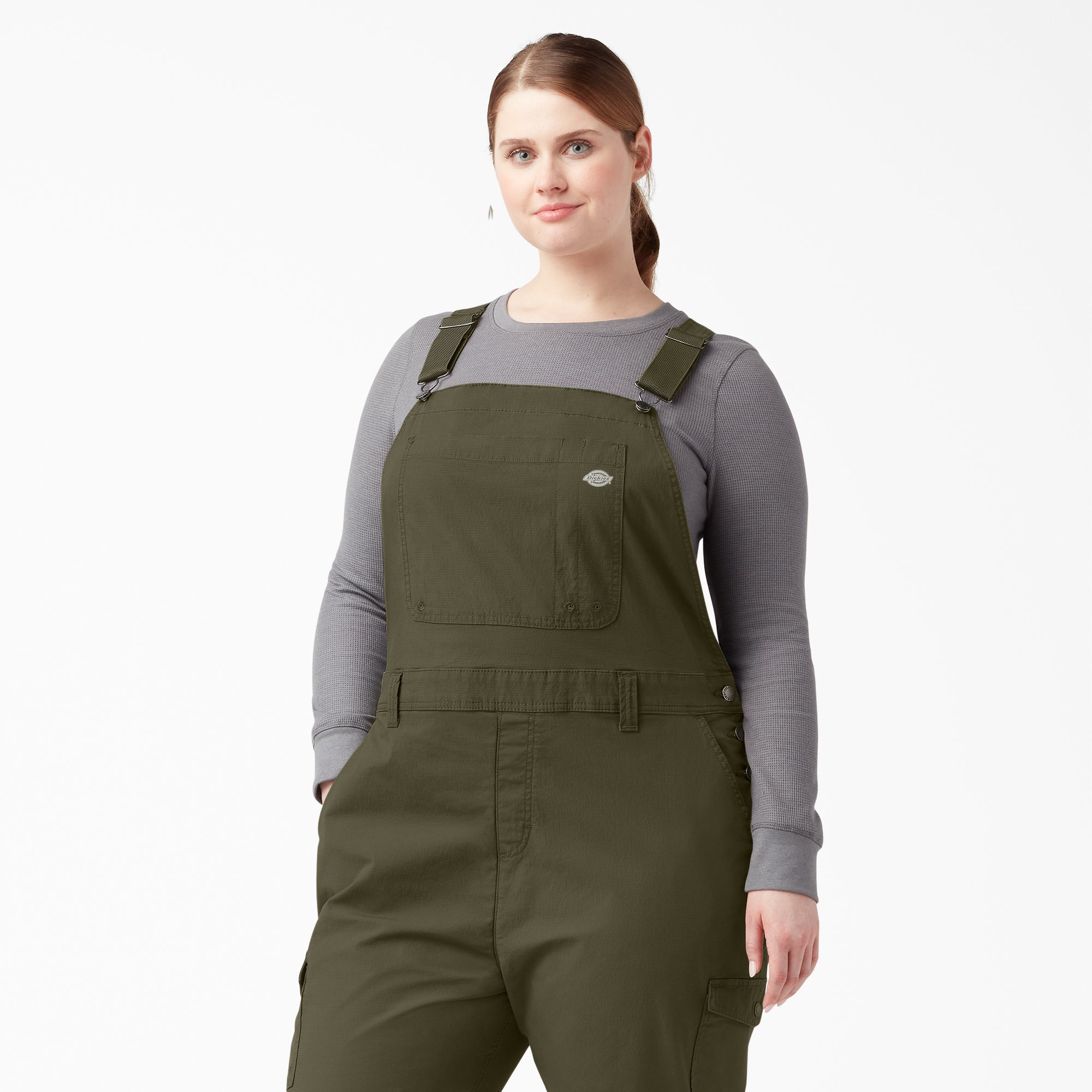 Women's Plus Cooling Ripstop Bib Overalls - 图片 4