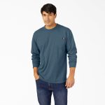 Heavyweight Heathered Long Sleeve Pocket T-Shirt