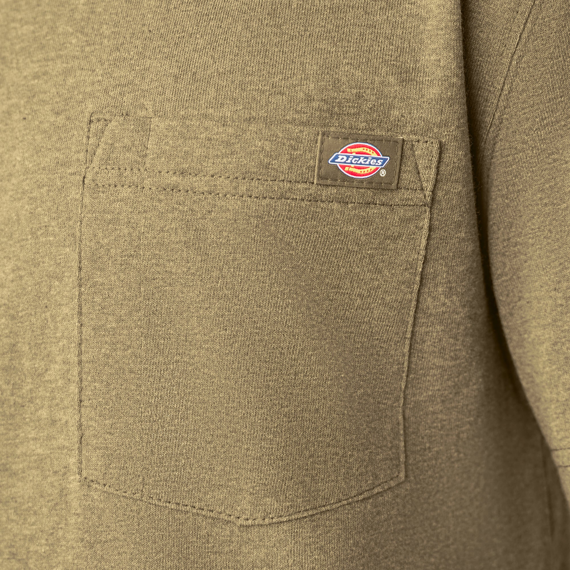 Heavyweight Heathered Short Sleeve Pocket T-Shirt - 图片 6