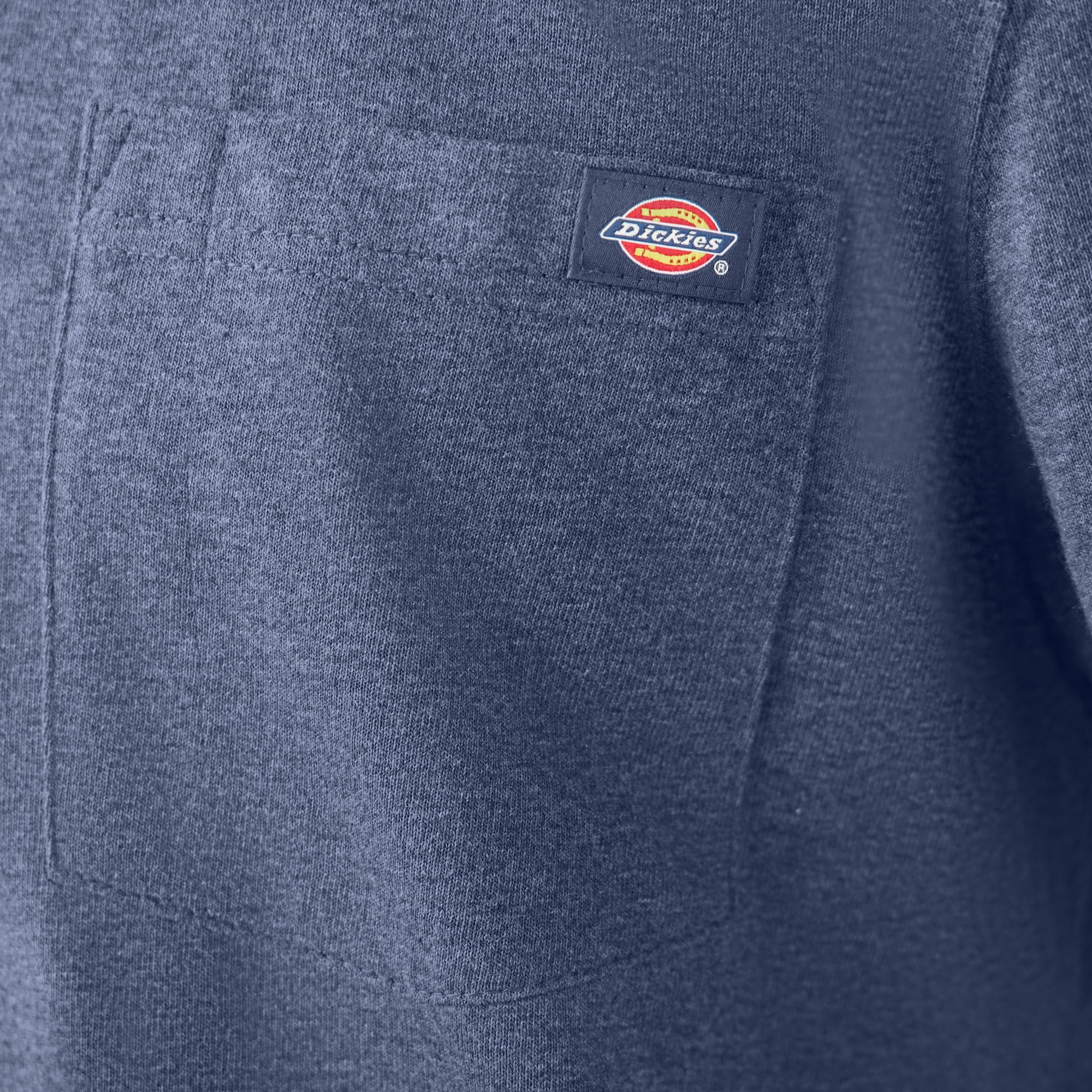 Heavyweight Heathered Short Sleeve Pocket T-Shirt - 图片 6