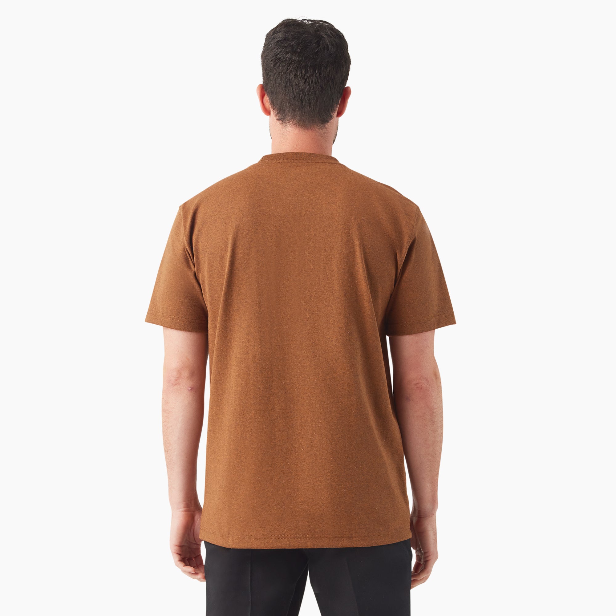 Heavyweight Heathered Short Sleeve Pocket T-Shirt - 图片 2