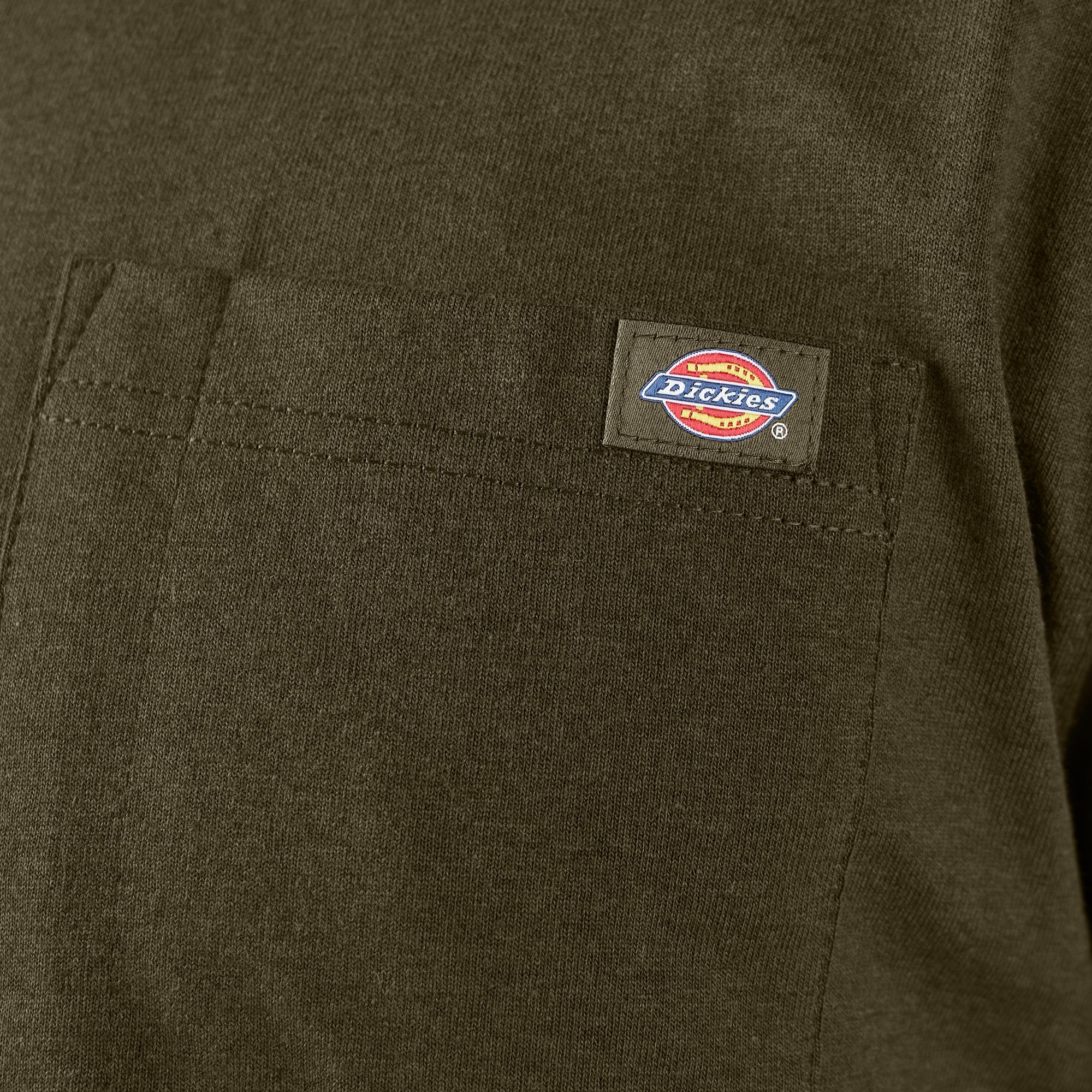 Heavyweight Heathered Short Sleeve Pocket T-Shirt - 图片 6