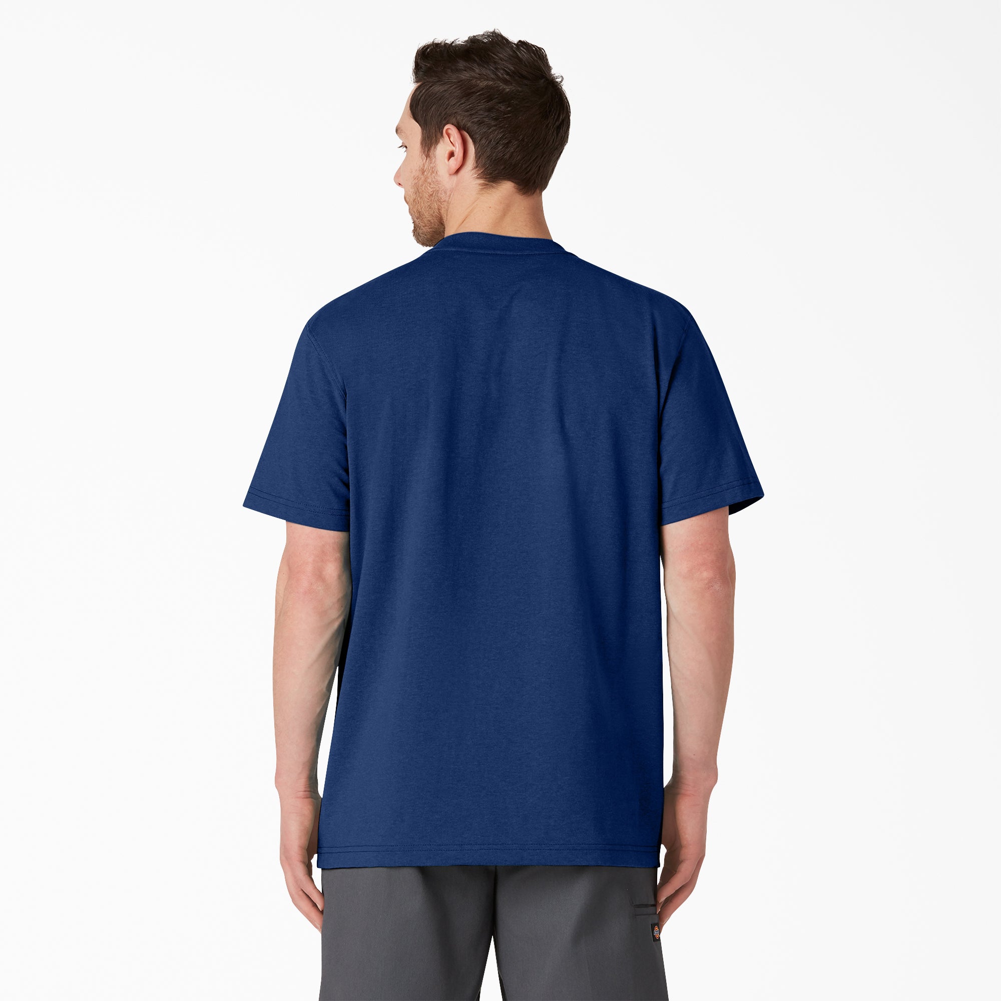Heavyweight Heathered Short Sleeve Pocket T-Shirt - 图片 2