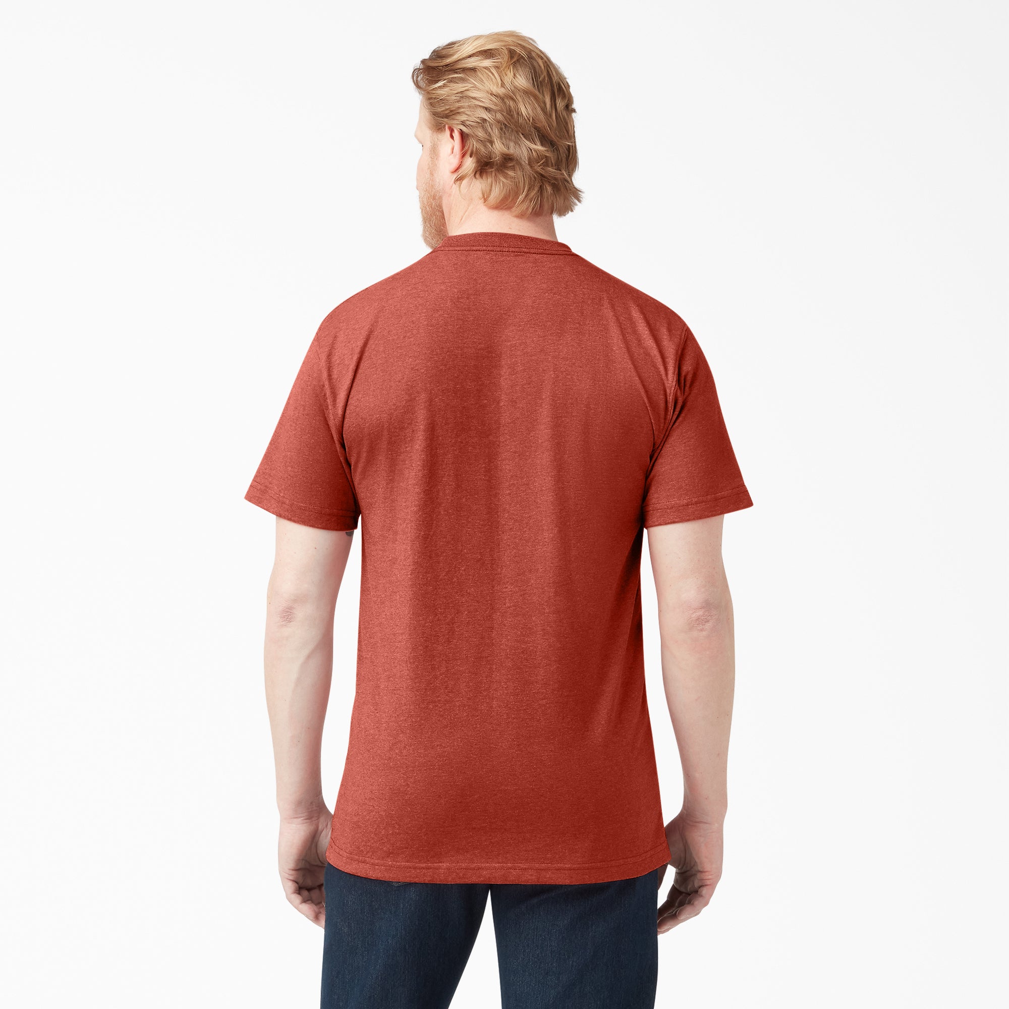 Heavyweight Heathered Short Sleeve Pocket T-Shirt - 图片 2