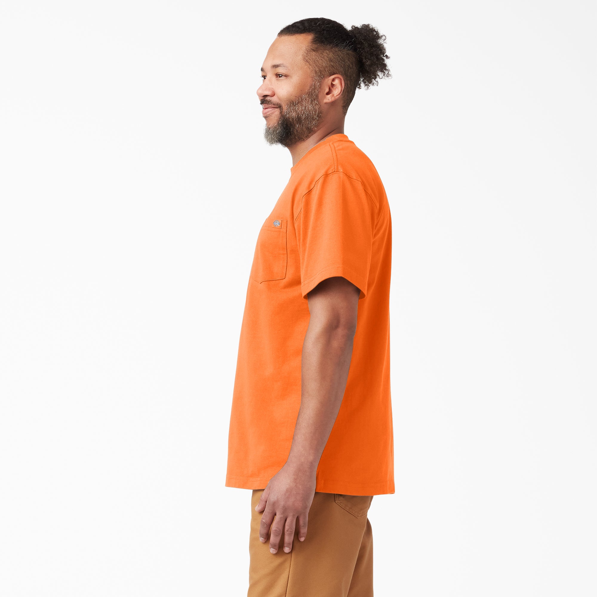 Heavyweight Neon Short Sleeve Pocket T-Shirt - 图片 3
